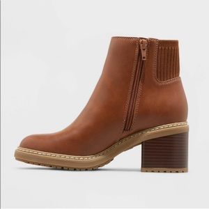 A New Day Nancy Brown Heeled Boots